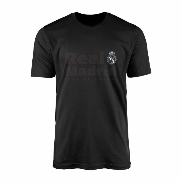 Real Madrid Club de Futbol Tişört L - Siyah
