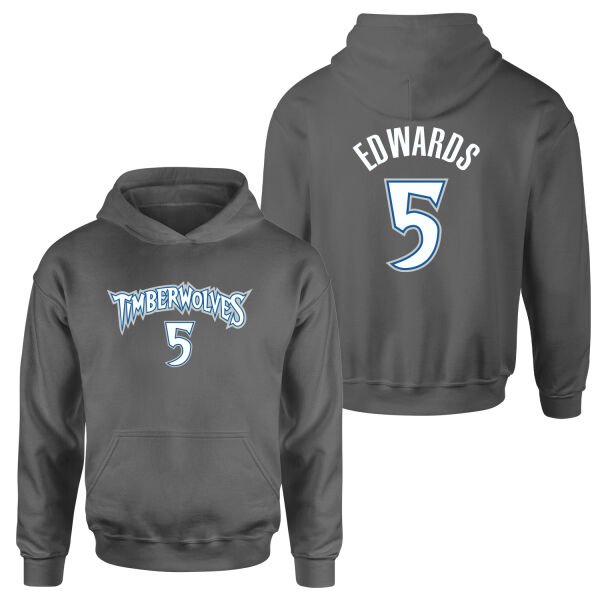 Anthony Edwards Minnesota Forma Hoodie XL - Füme