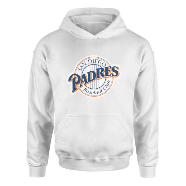 San Diego Padres Baseball Hoodie S - Beyaz