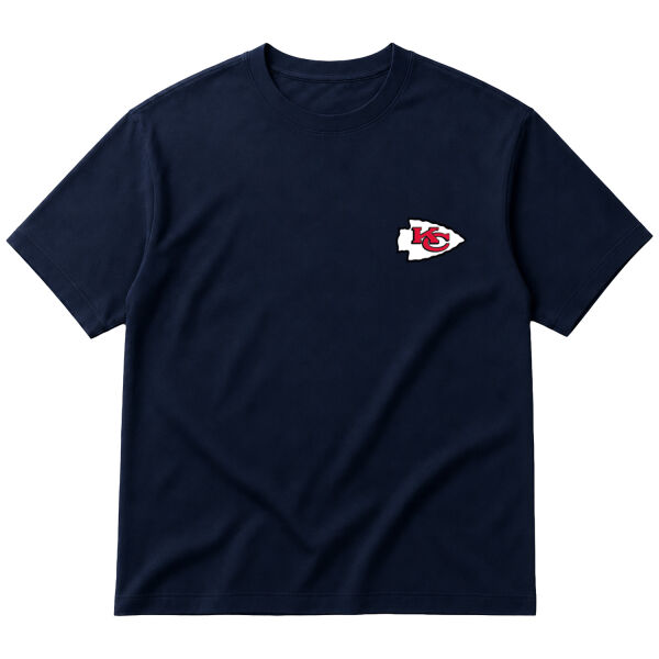Kansas City Chiefs Oversize Tişört S - İndigo Mavisi