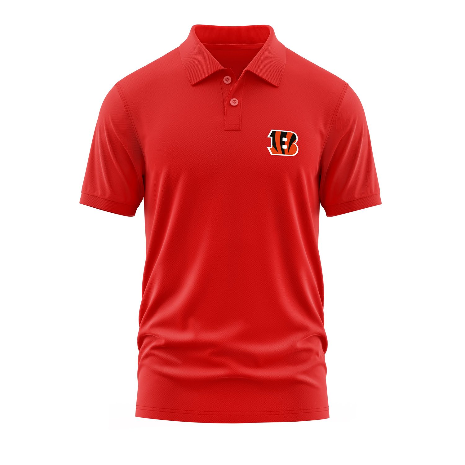 Cincinnati Bengals Polo Tişört L - Kırmızı