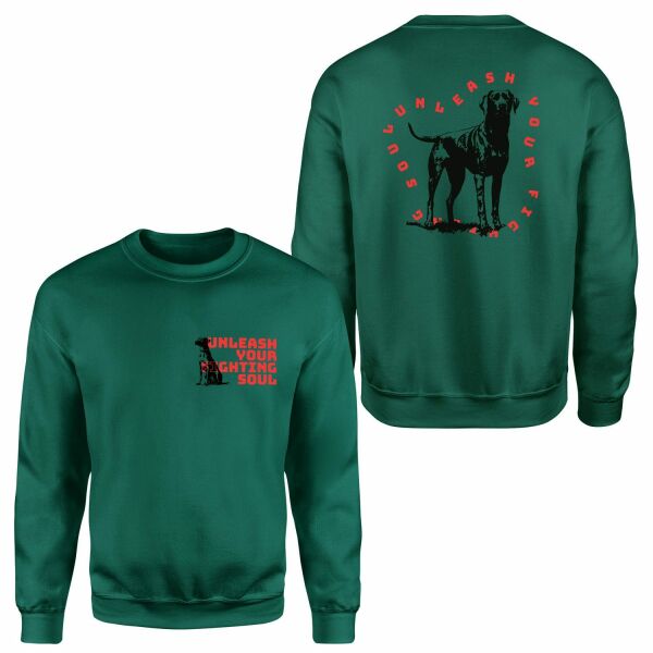 Unleash Your Fighting Soul | Dog Sweatshirt S - Nefti Yeşili