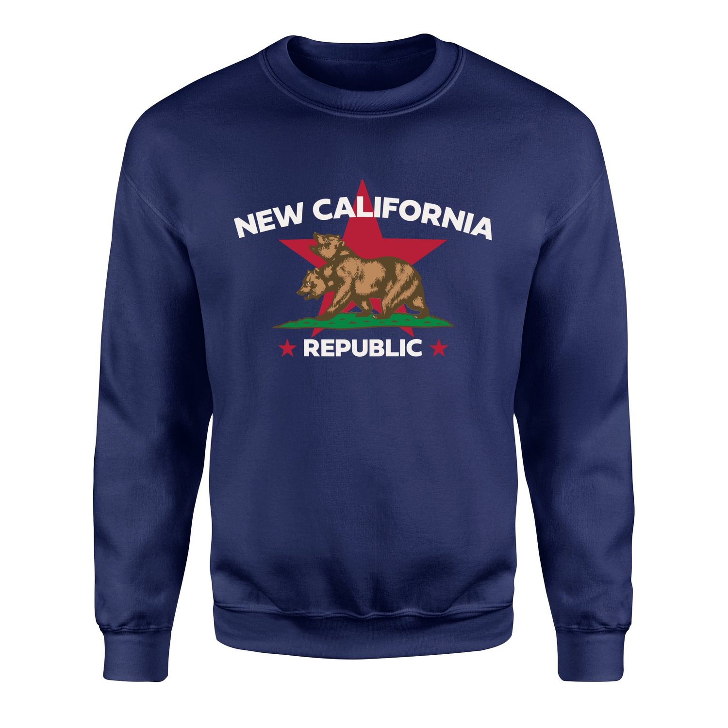 New California Republic Premium Sweatshirt XXL - İndigo Mavisi