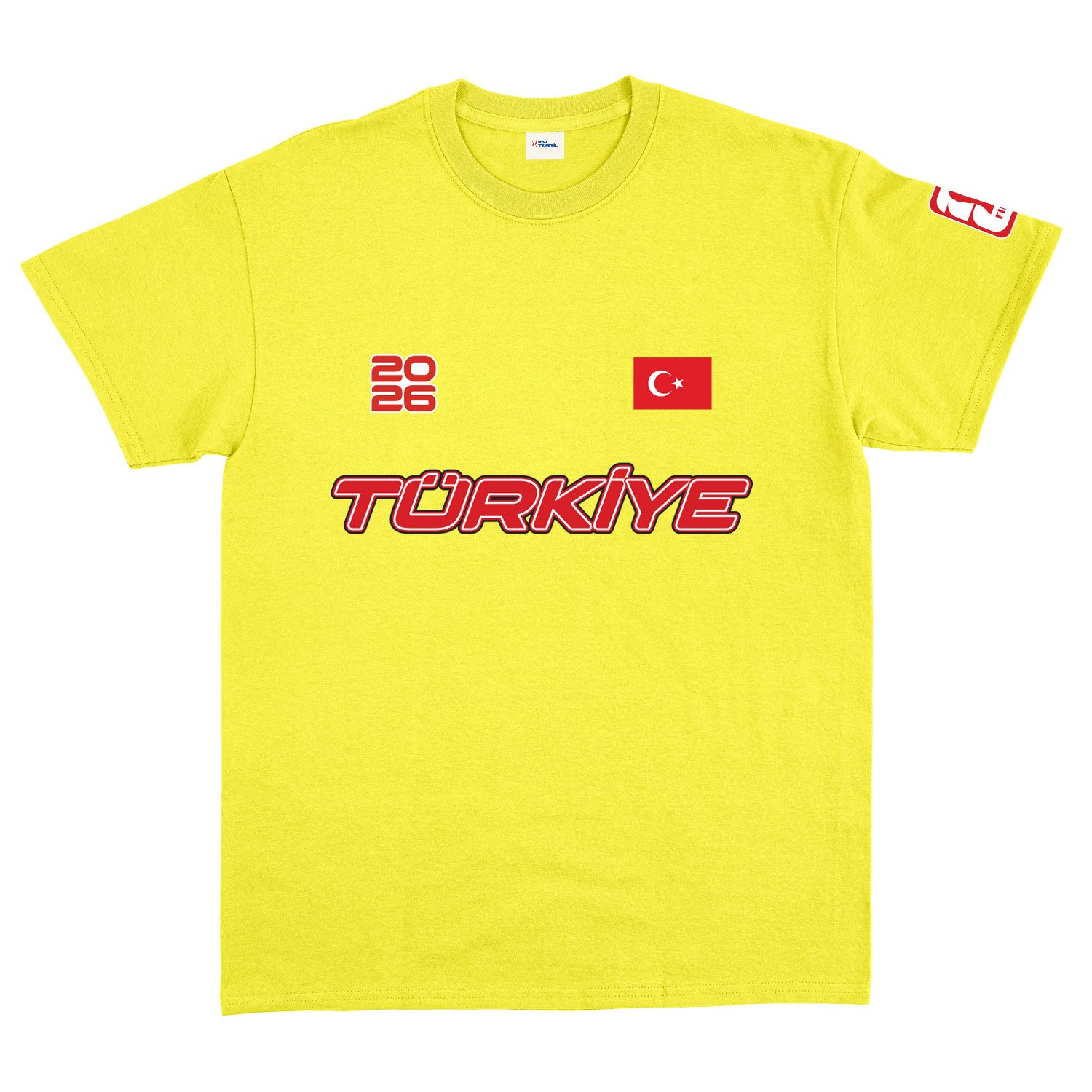 Türkiye 2026 Tişört L - Sarı