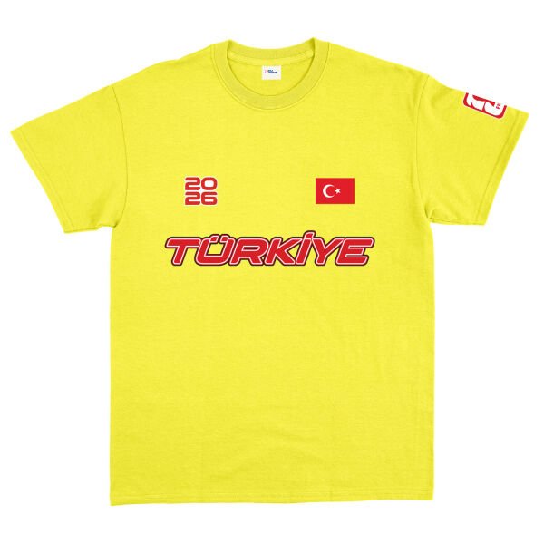 Türkiye 2026 Tişört L - Sarı