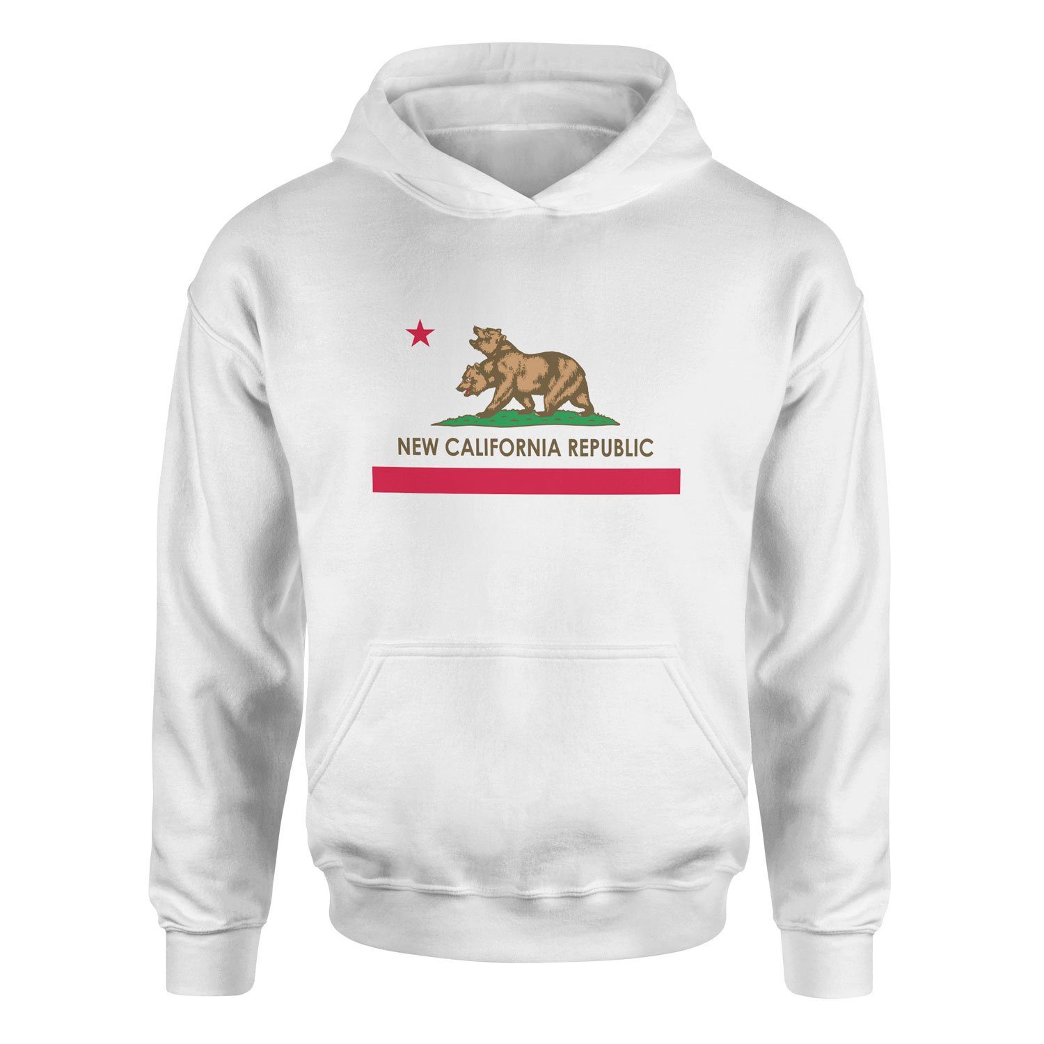 New California Republic | Fallout Hoodie XL - Beyaz