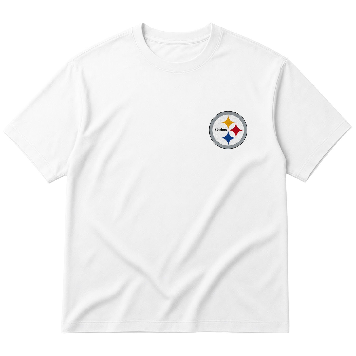 Pittsburgh Steelers Oversize Tişört XL - Beyaz