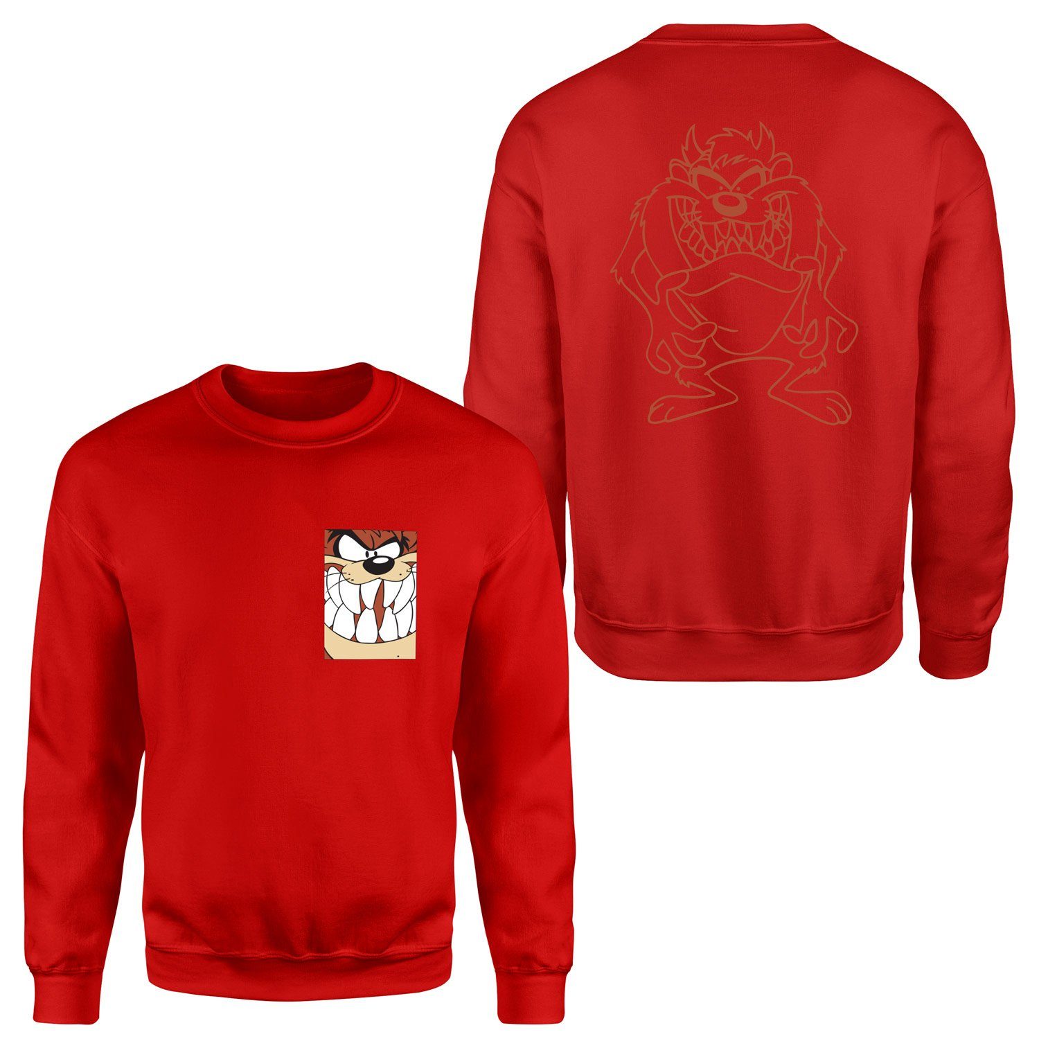 Tazmanya Canavarı Sweatshirt S - Kırmızı
