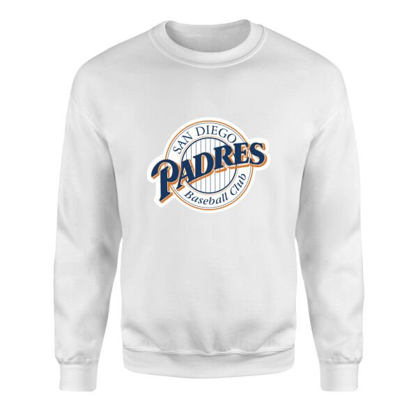 San Diego Padres Baseball Sweatshirt XL - Beyaz