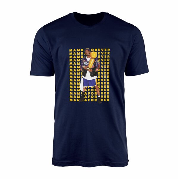 MAMBA FOREVER Kobe Bryant Tişört XL - İndigo Mavisi