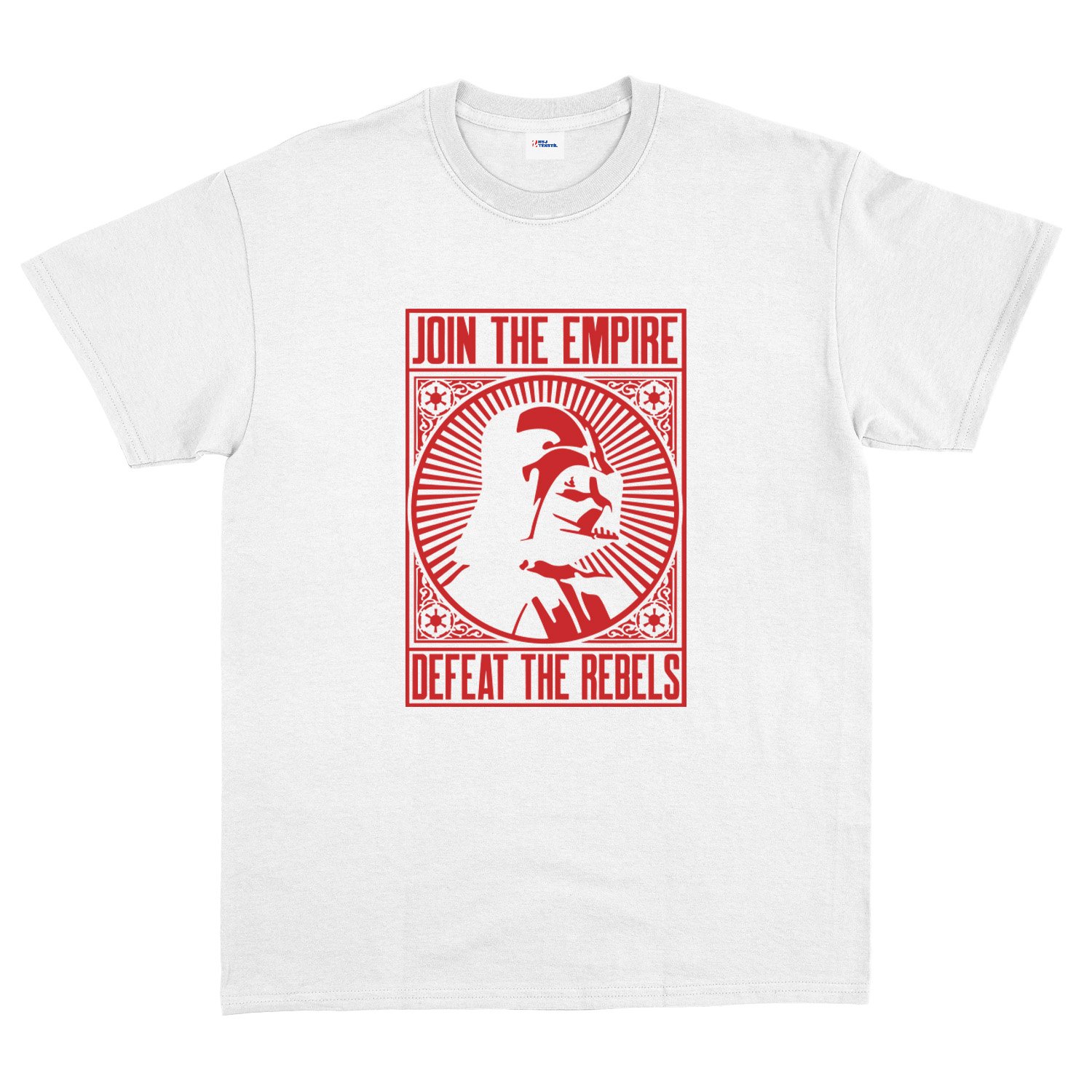 Join the Empire, Defeat the Rebels Tişört XXL - Beyaz