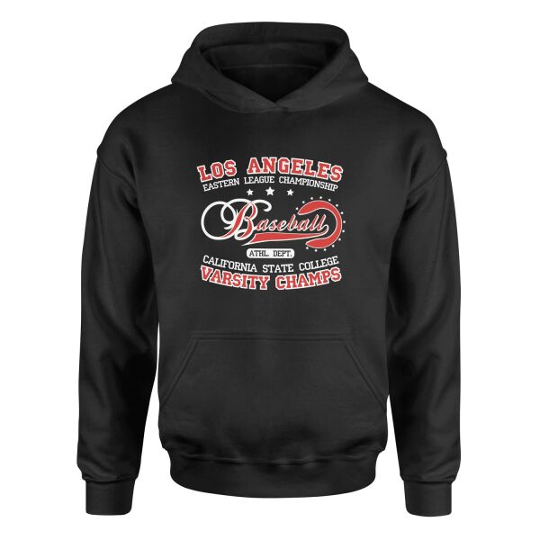 Los Angeles ELC Baseball Hoodie M - Siyah