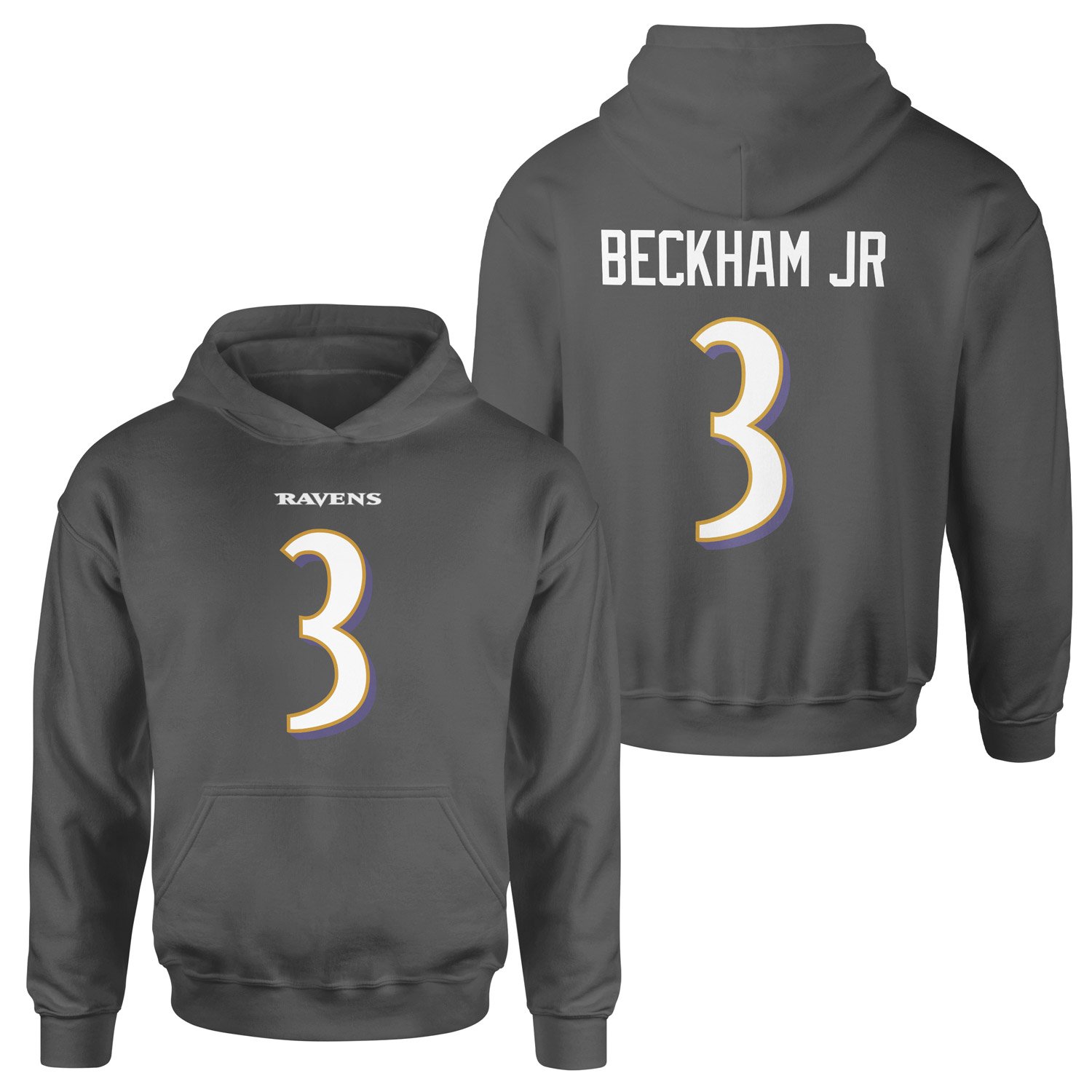 Odell Beckham Jr. Baltimore Ravens Hoodie S - Füme