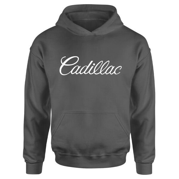 Cadillac Script Hoodie M - Füme