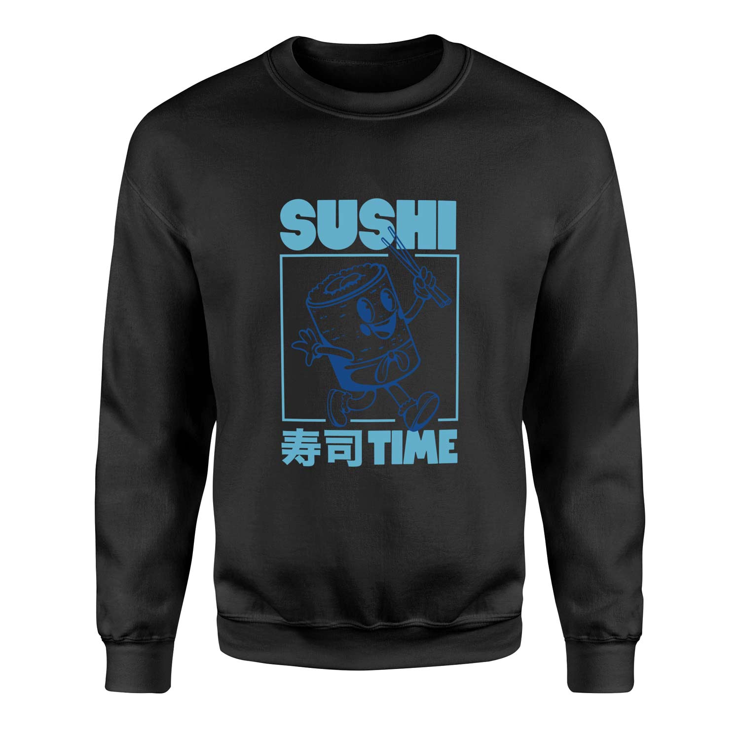 Sushi Time Sweatshirt XXL - Siyah