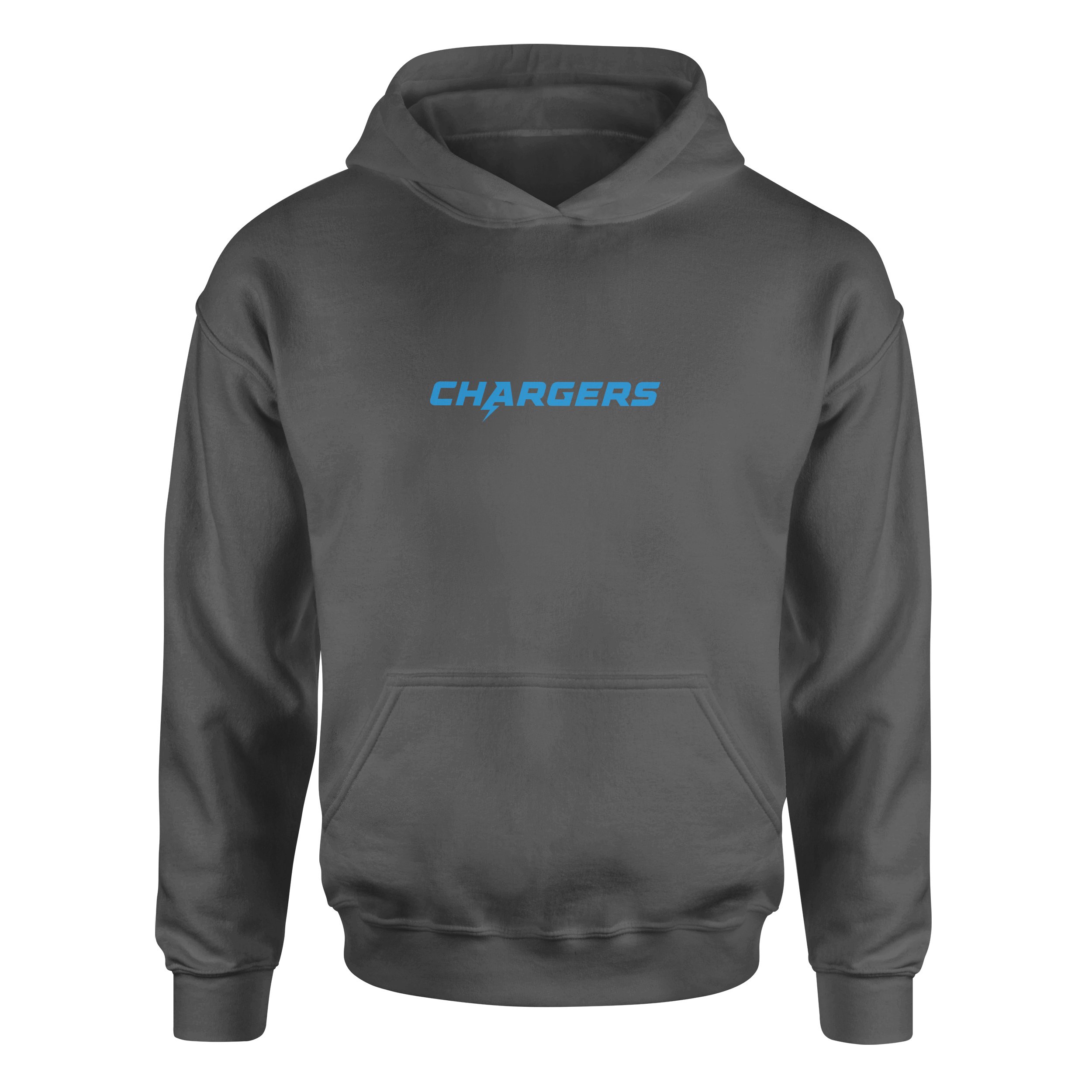 LA CHARGERS Iconic Hoodie S - Füme