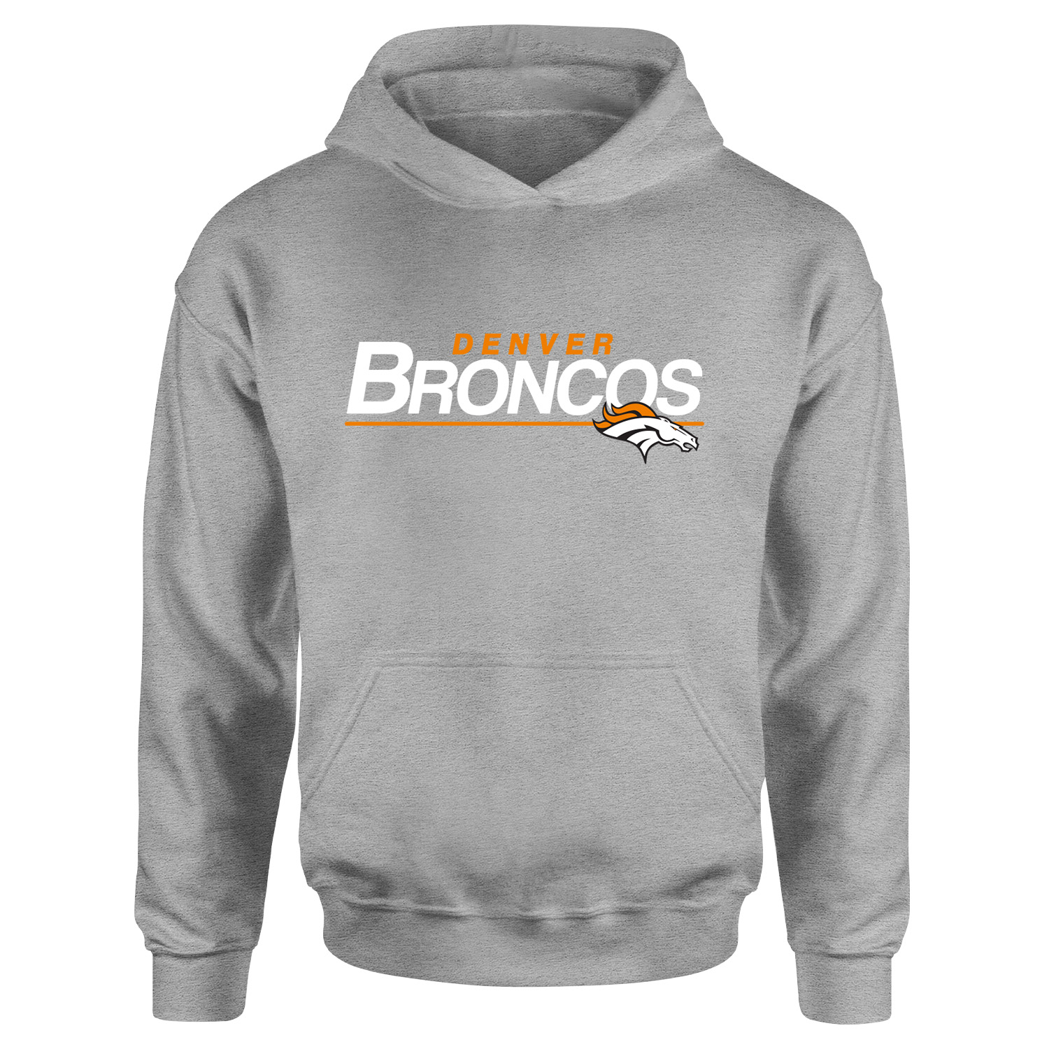 Denver BRONCOS Hoodie M - Gri