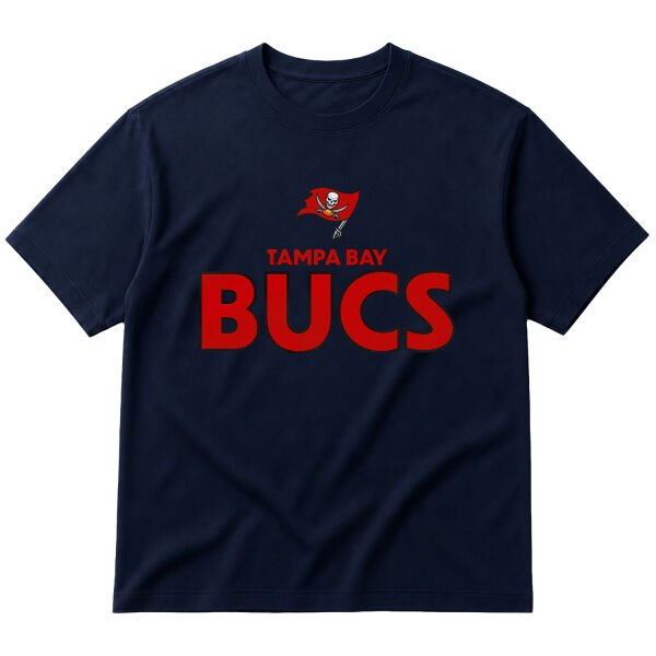 Tampa Bay BUCS Oversize Tişört M - İndigo Mavisi
