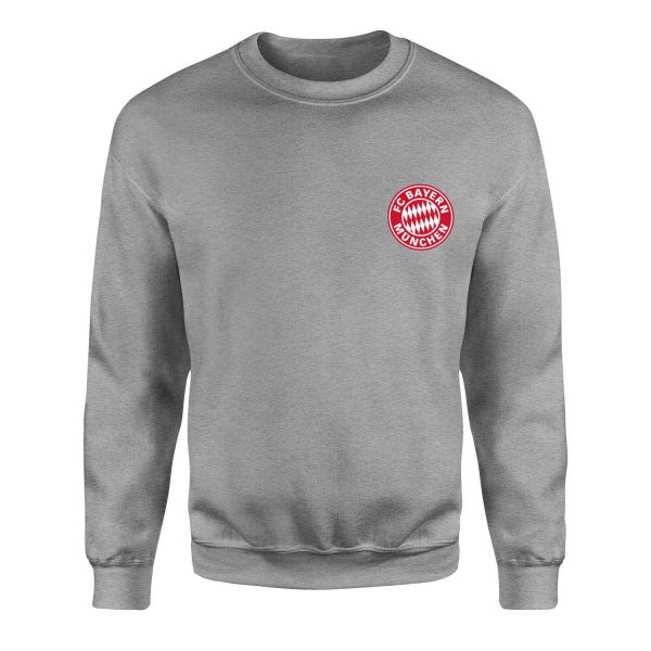 Bayern Münih Red Sweatshirt S - Gri
