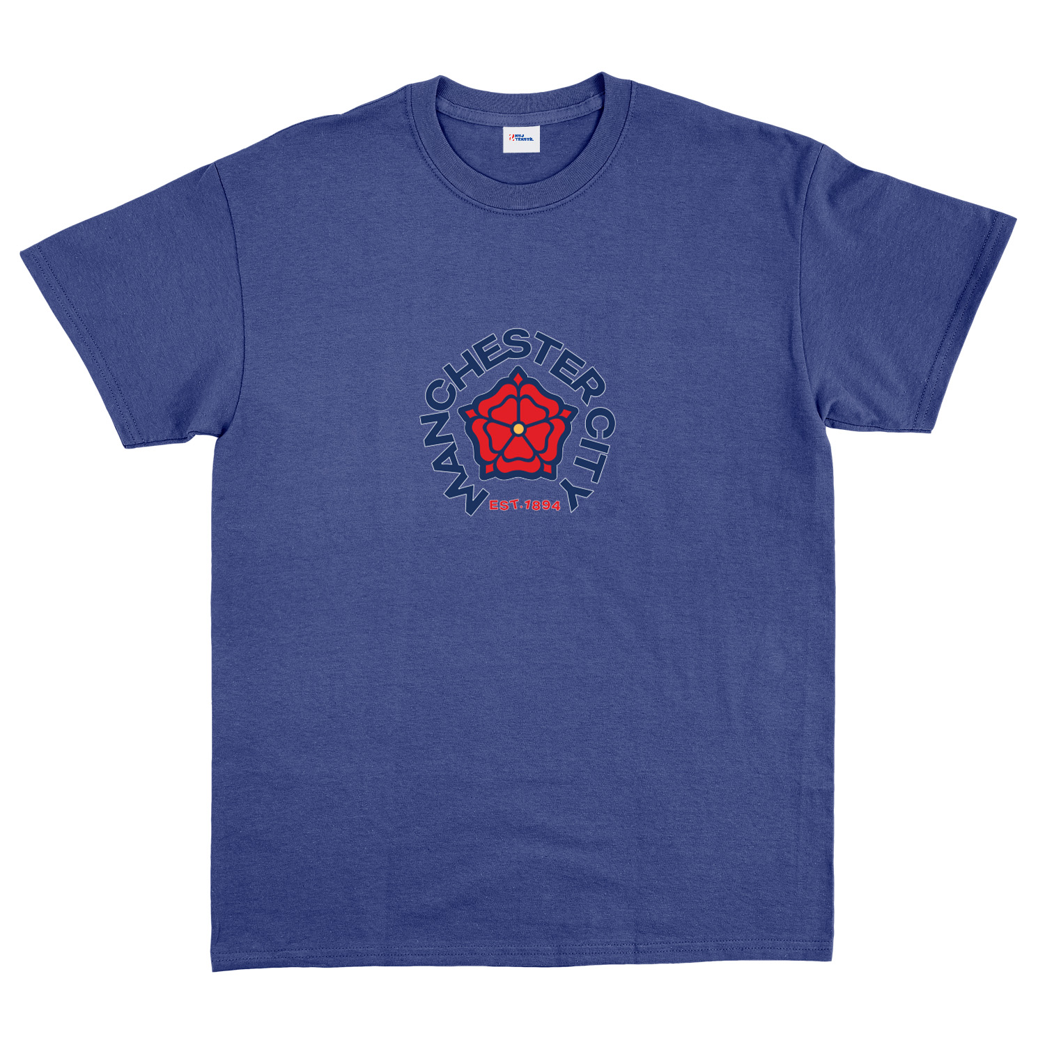 MAN City 1894 Tişört L - İndigo Mavisi