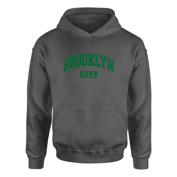 Brooklyn, USA Hoodie L - Füme