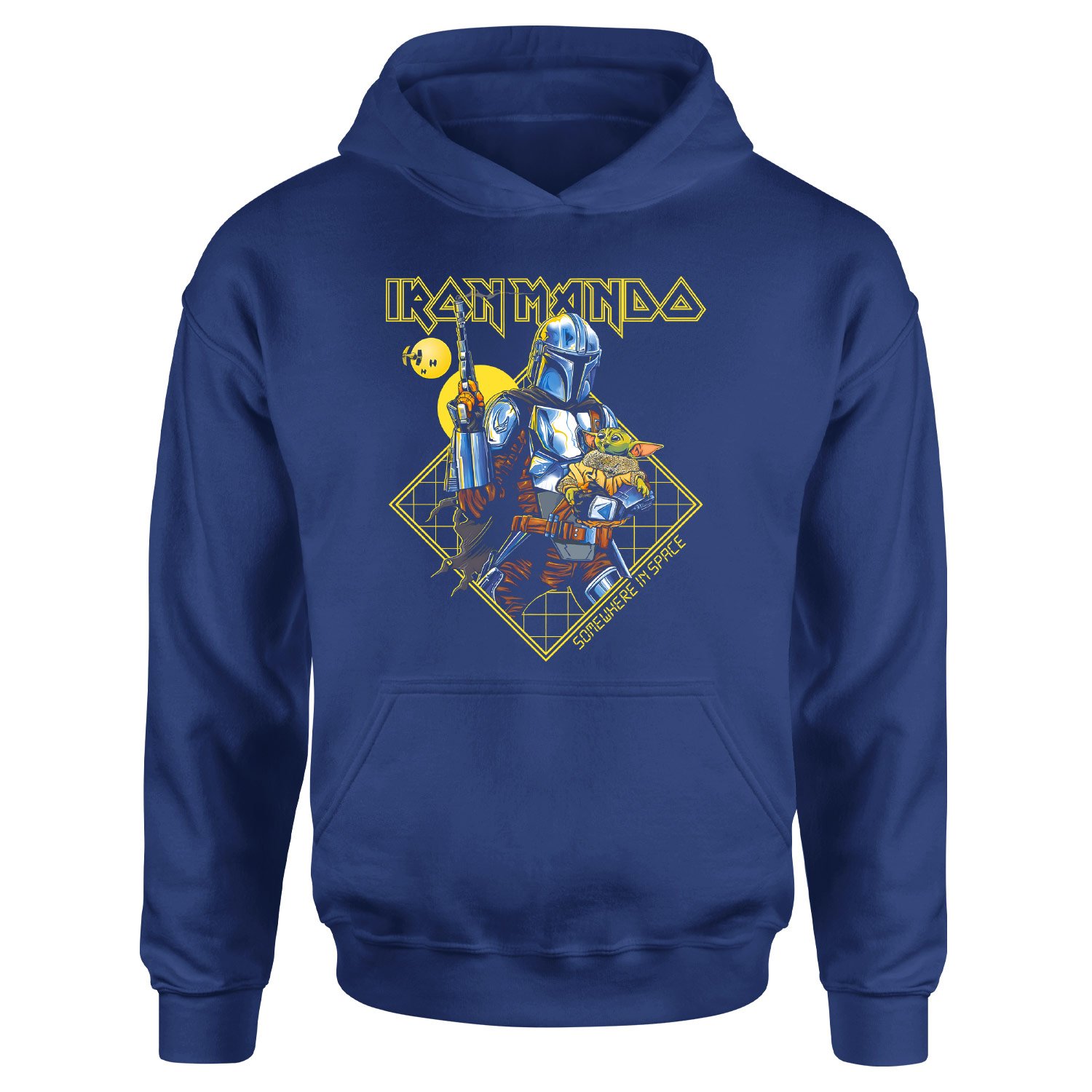 Iron Mando Hoodie XL - İndigo Mavisi