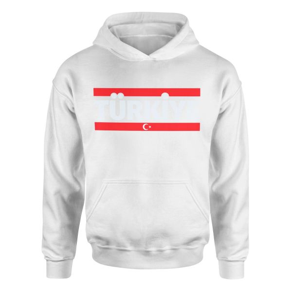 Türkiye Hoodie M - Beyaz