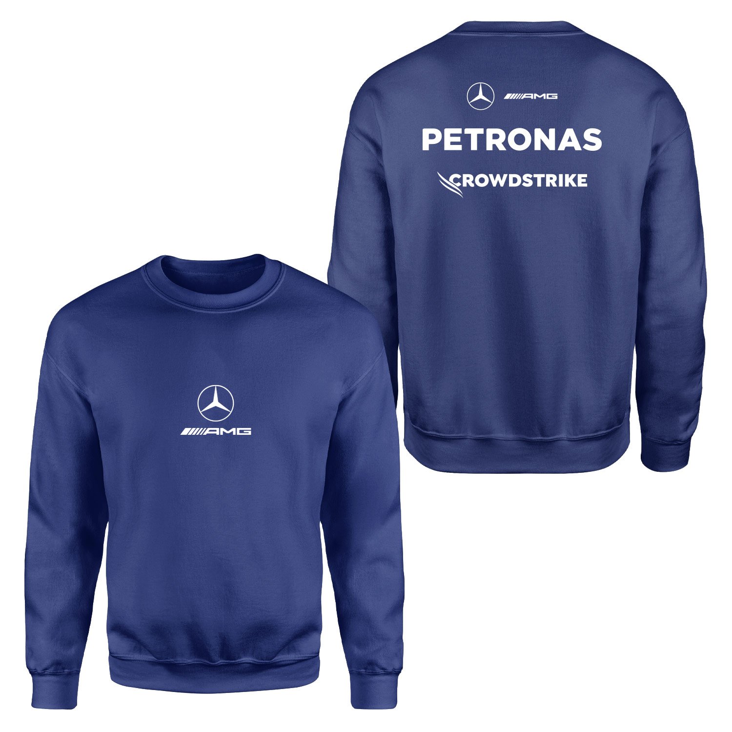 Mercedes AMG 2026 Basic Sweatshirt S - İndigo Mavisi
