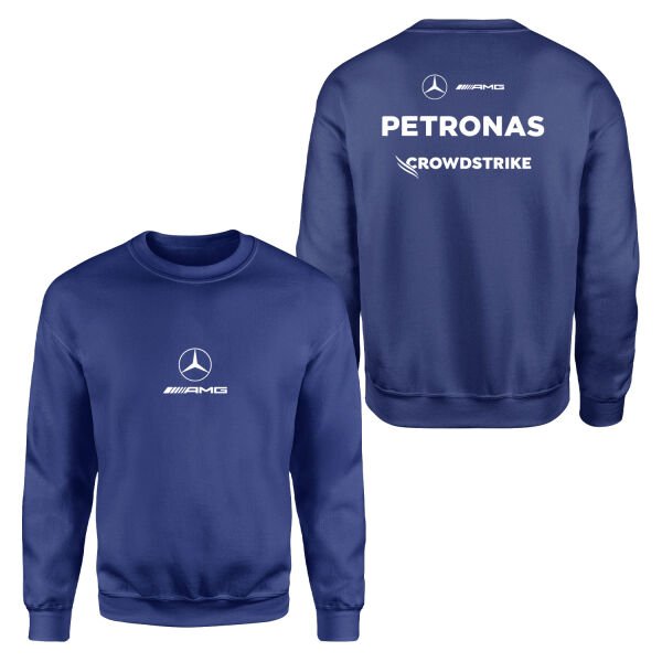 Mercedes AMG 2026 Basic Sweatshirt S - İndigo Mavisi
