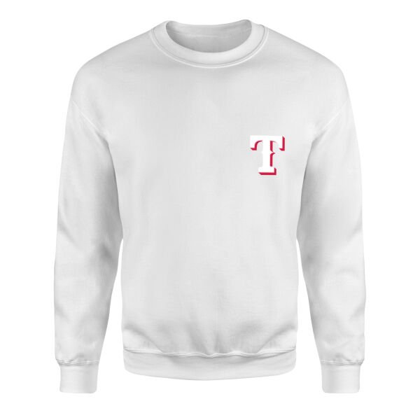 Texas Rangers Sweatshirt S - Beyaz