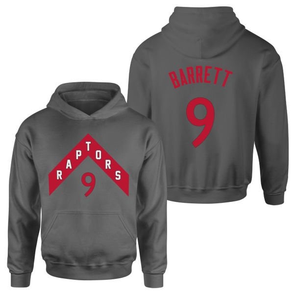 RJ Barrett 9 Raptors Jersey Hoodie