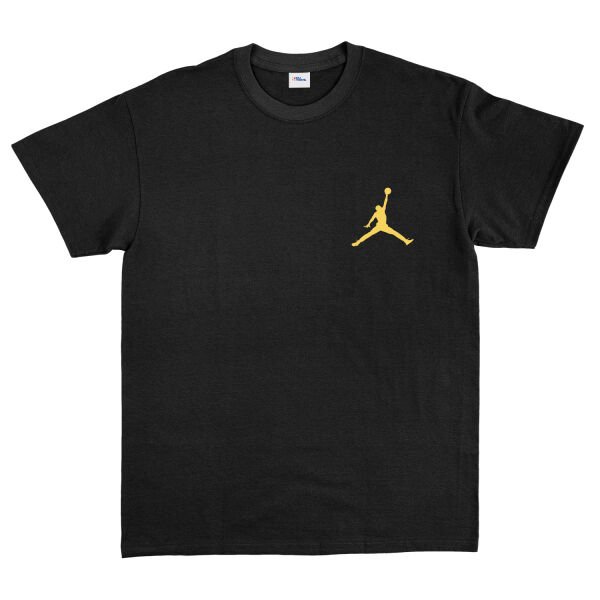 Air Jordan Gold Stroked Tişört XL - Siyah