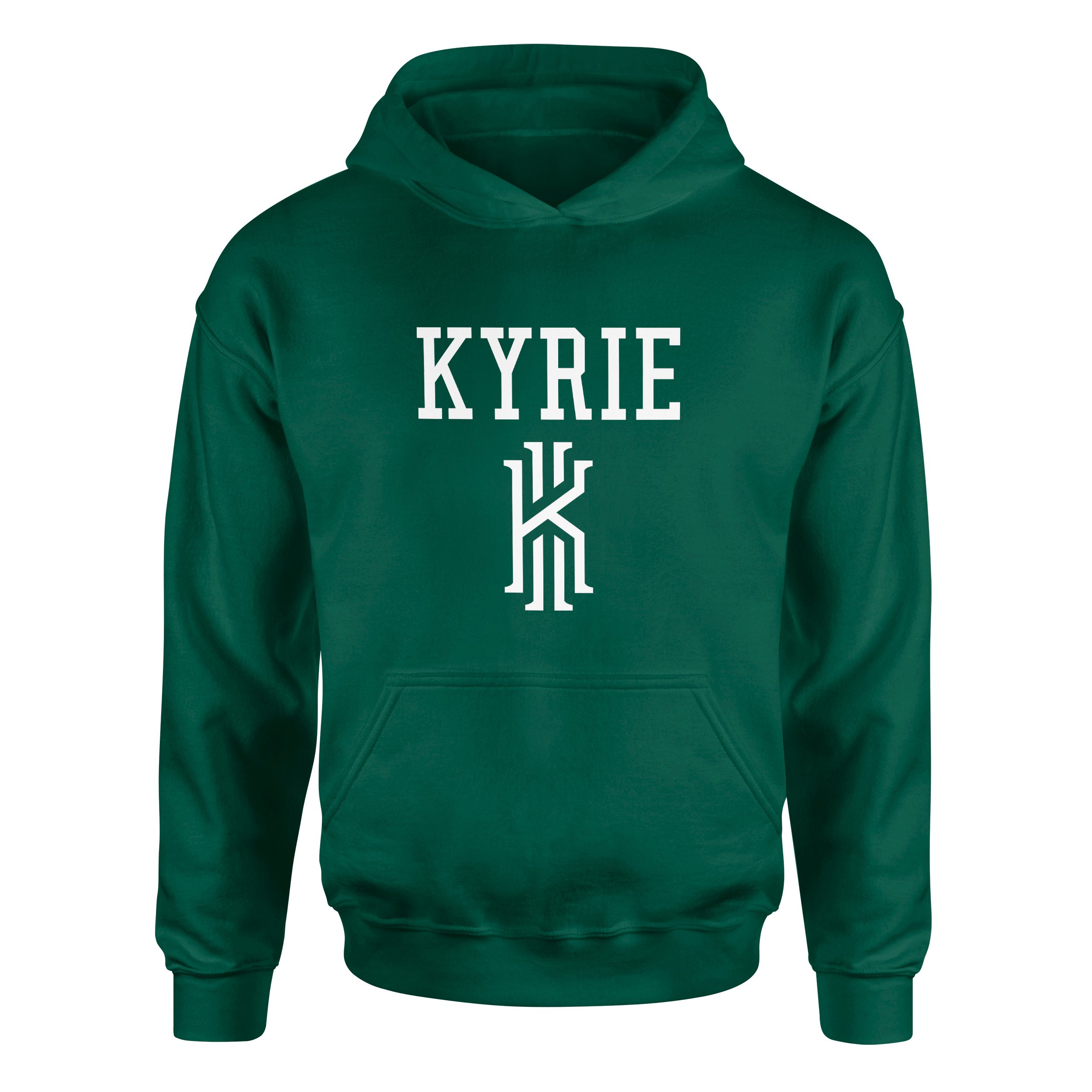 KYRIE Text Hoodie L - Nefti Yeşili