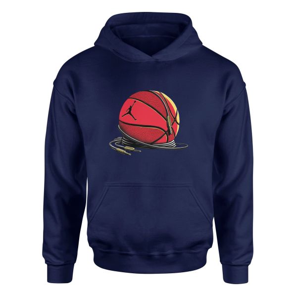 Air Jordan UNPLUGGED Hoodie M - İndigo Mavisi