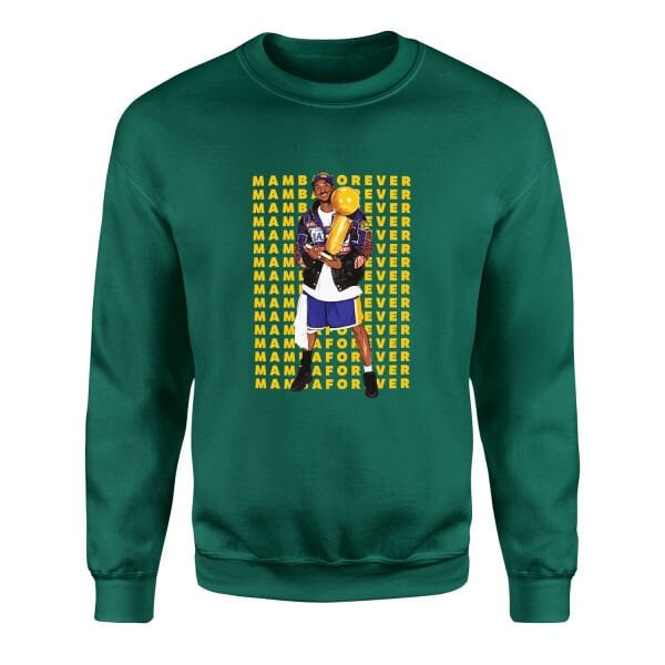 MAMBA FOREVER Kobe Bryant Sweatshirt S - Nefti Yeşili