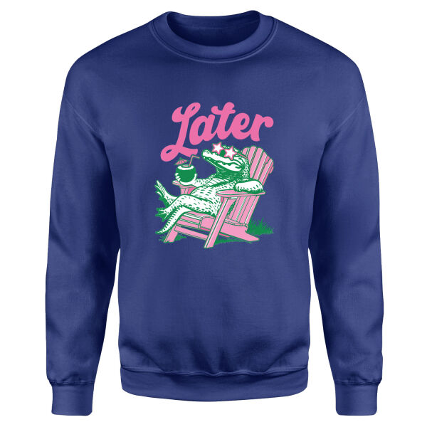 Later Sweatshirt S - İndigo Mavisi