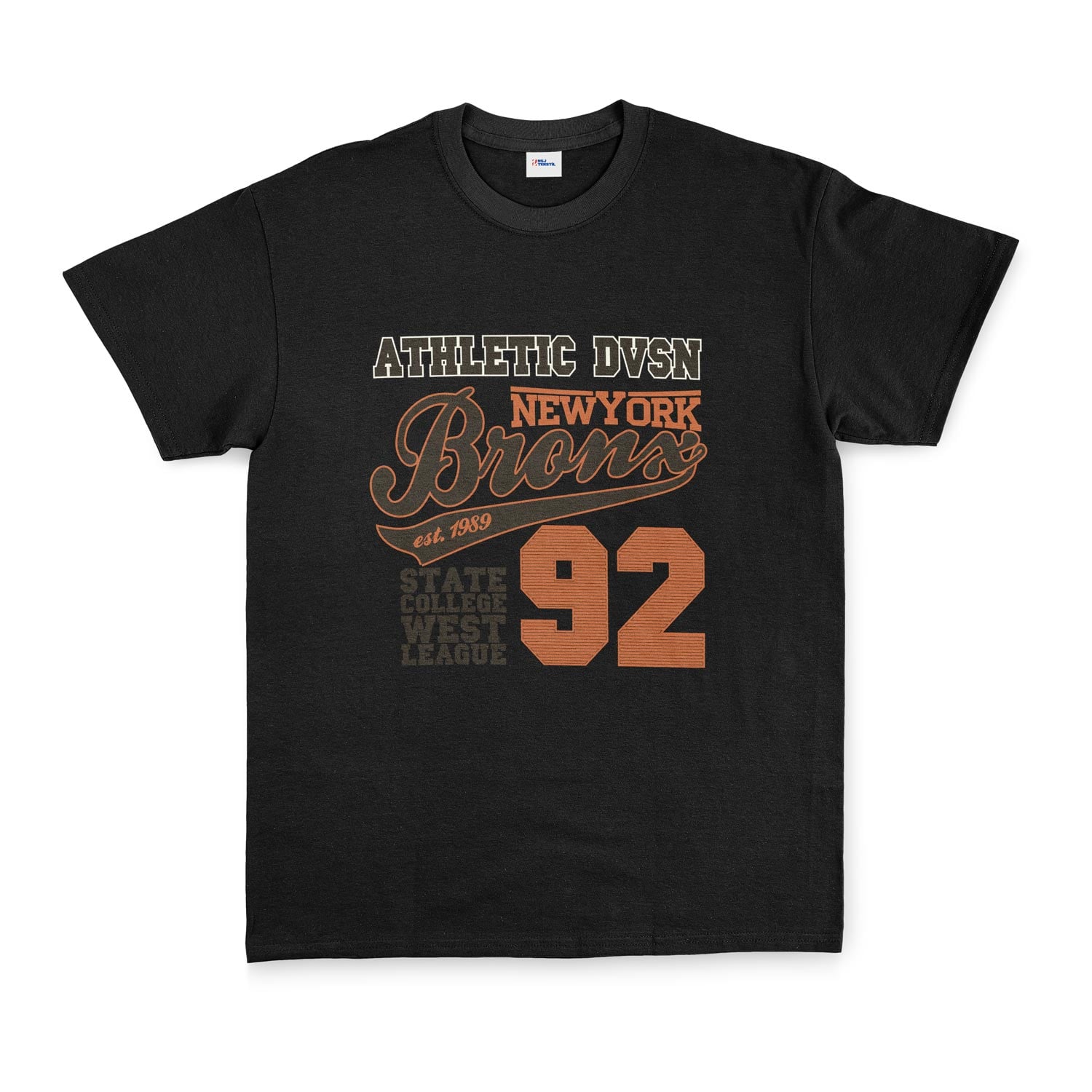 Athletic DVSN Bronx NY Tişört M - Siyah