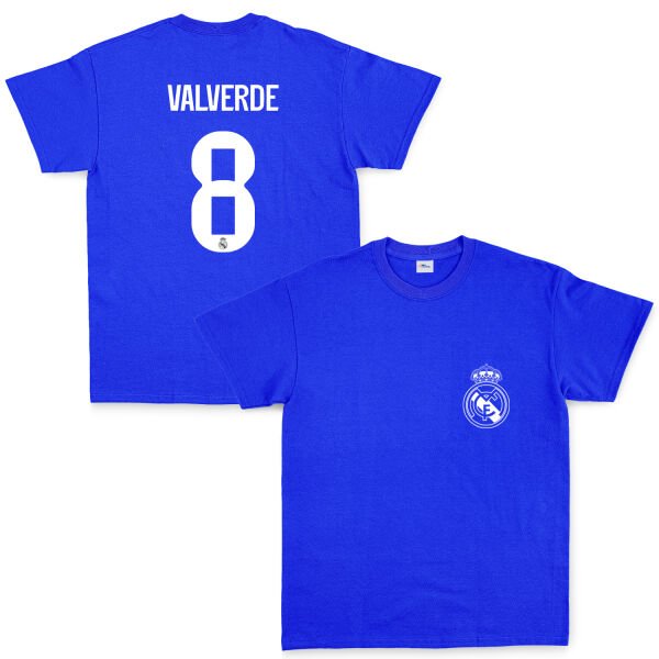 Federico Valverde RM BL Forma Tişört L - Mavi