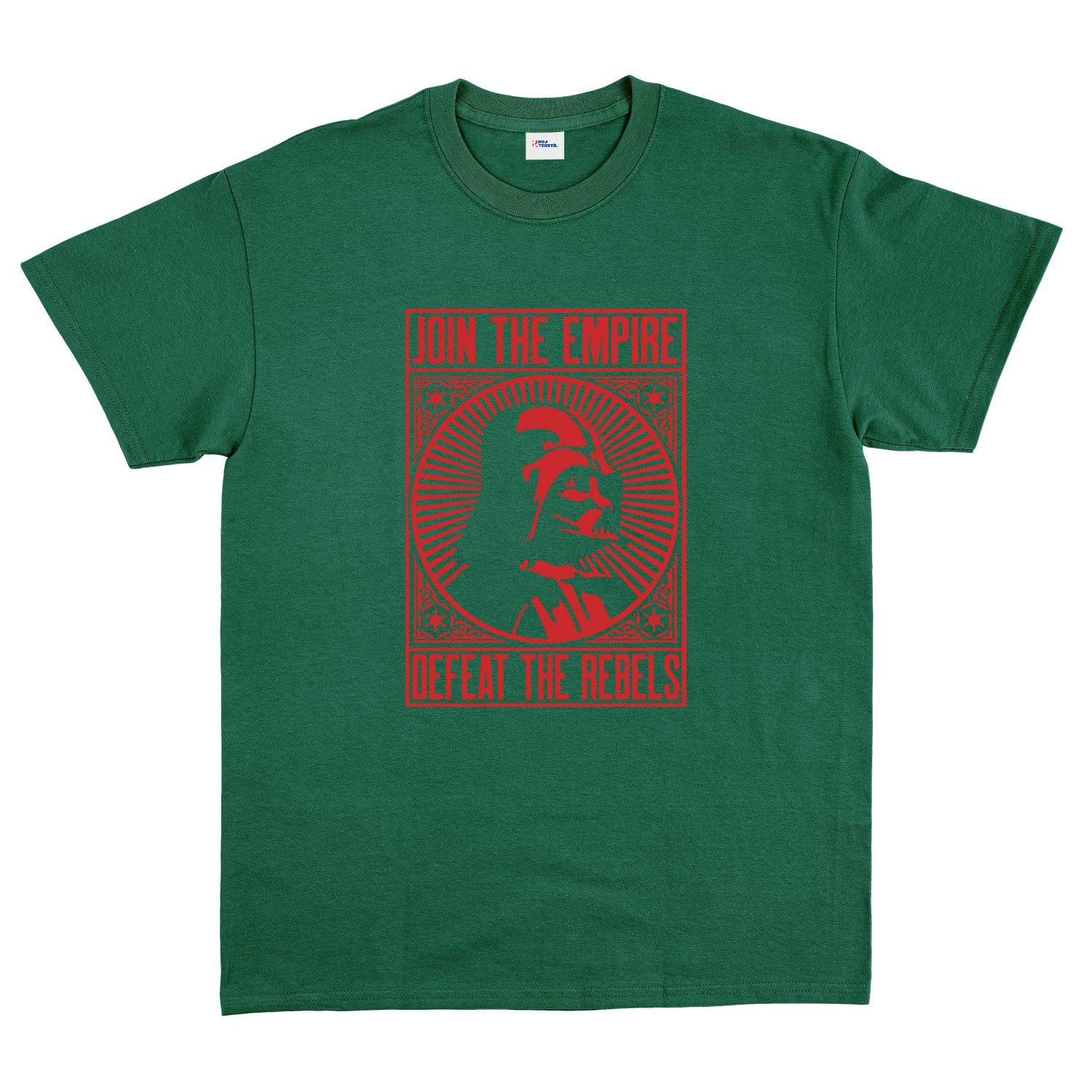 Join the Empire, Defeat the Rebels Tişört XXL - Nefti Yeşili