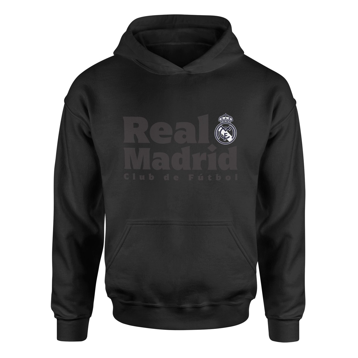 Real Madrid Club de Futbol Hoodie XL - Siyah