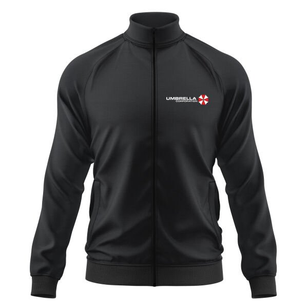 Umbrella Corporation Resident Evil Fermuarlı Sweatshirt M - Siyah