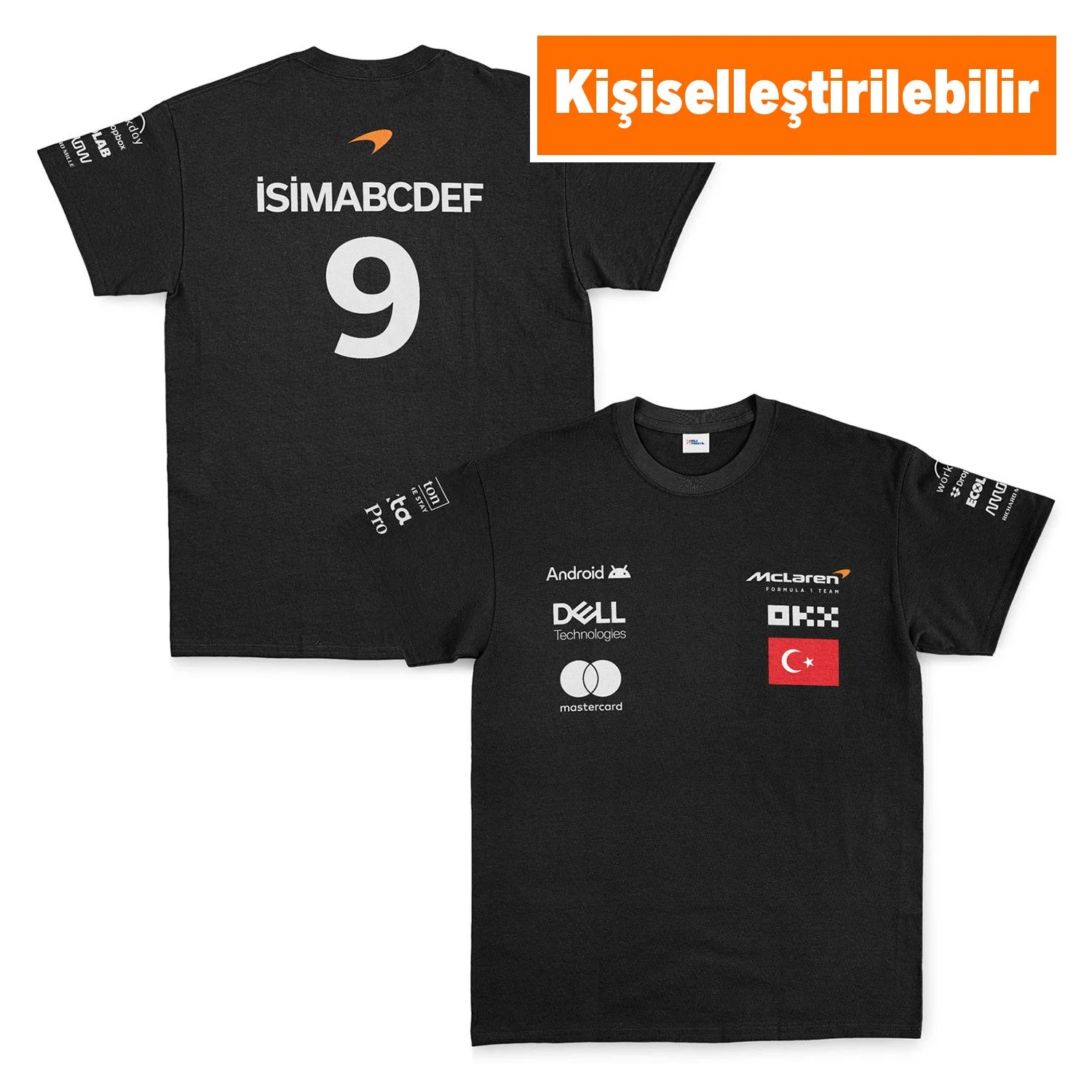 McLaren Racing Driver Edition Kişiselleştirilebilir Tişört