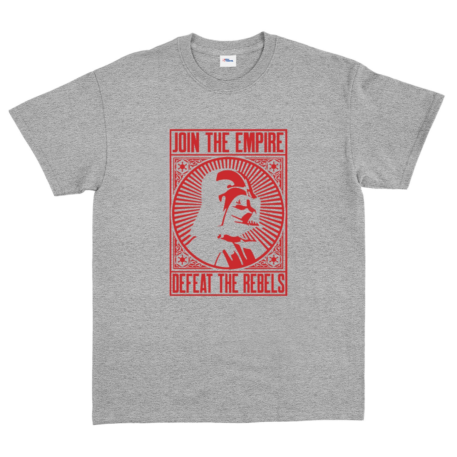 Join the Empire, Defeat the Rebels Tişört M - Gri