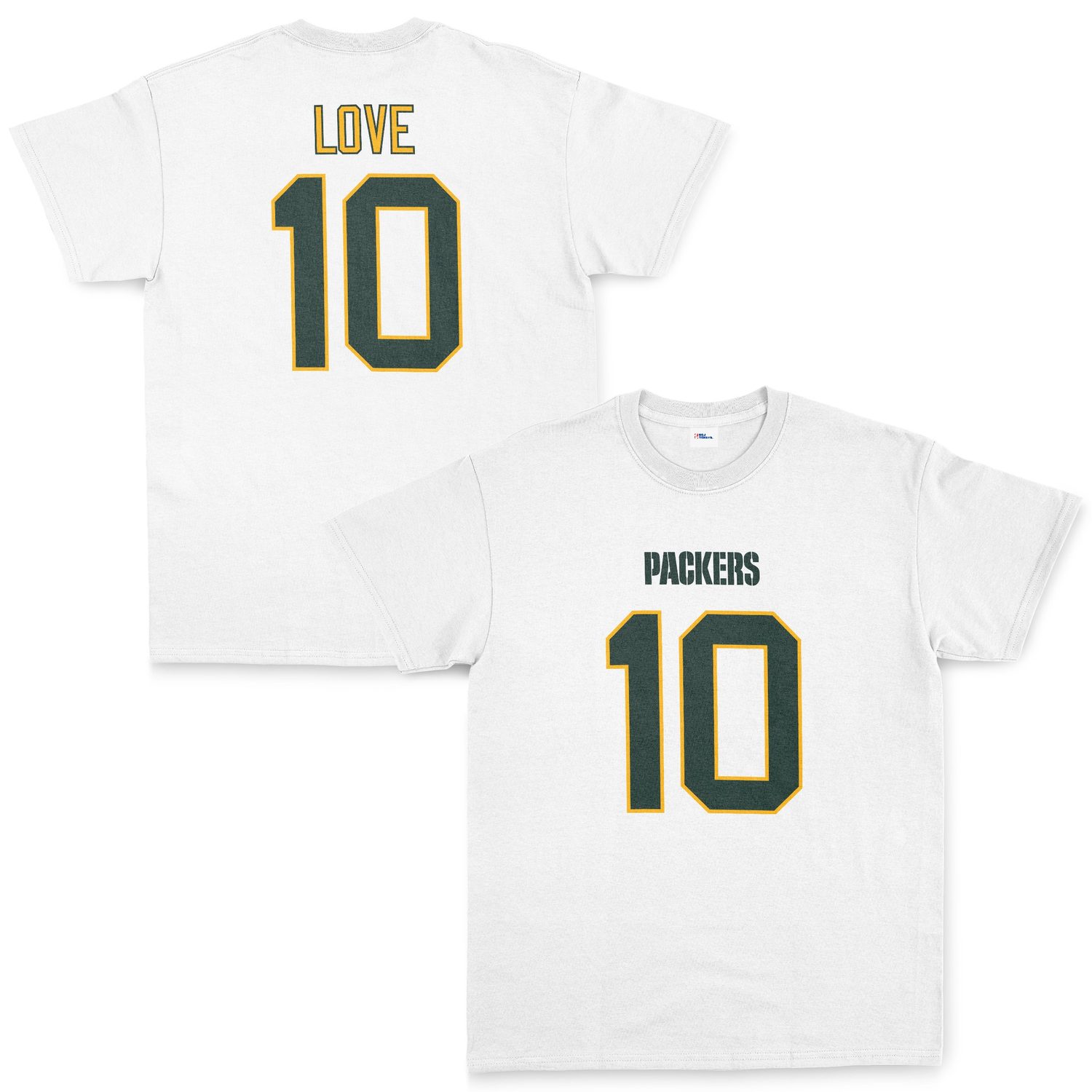 Jordan Love Green Bay Packers Tişört XXL - Beyaz
