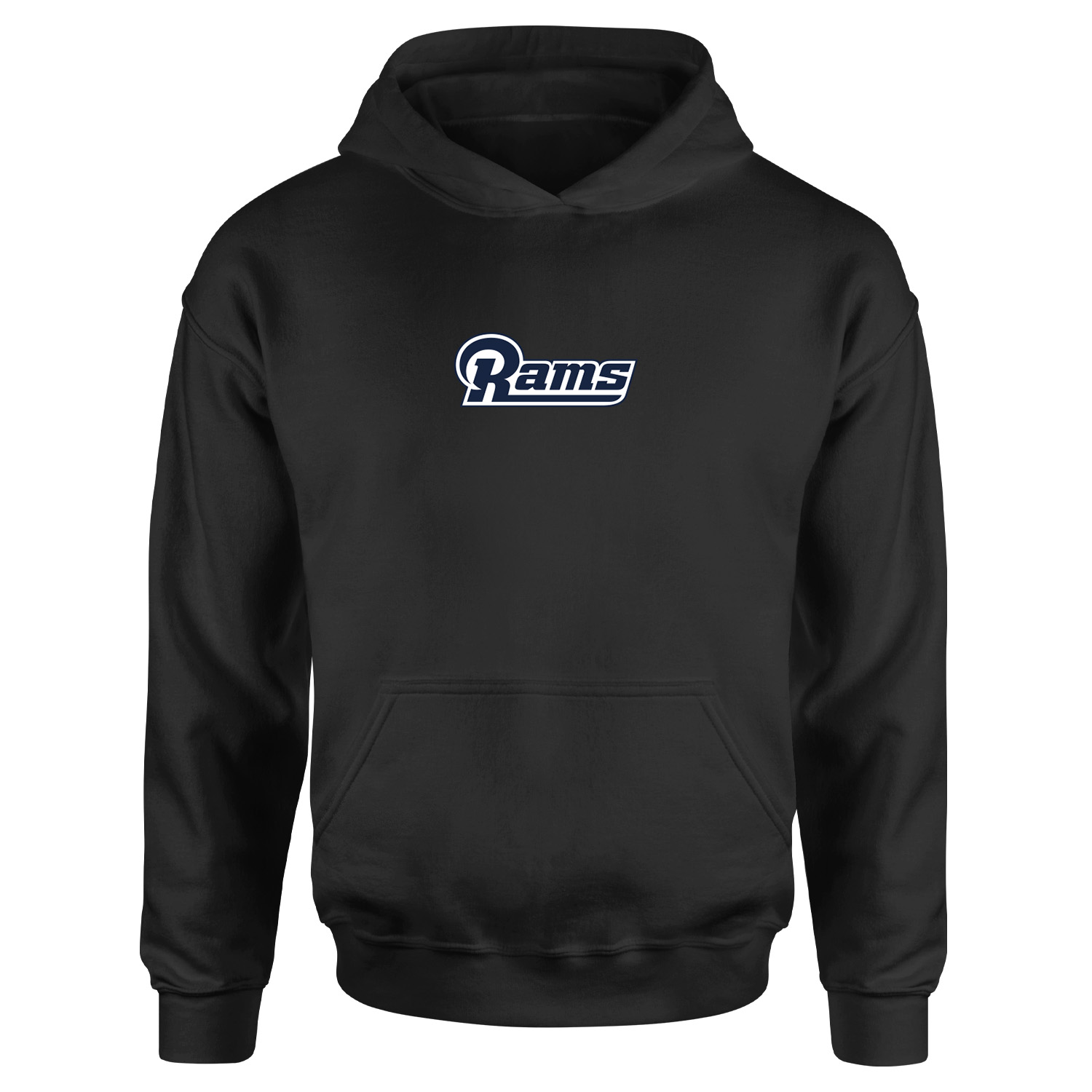 LA RAMS Vintage Iconic Hoodie XXL - Siyah