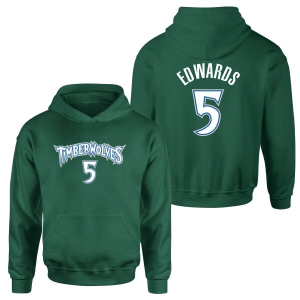 Anthony Edwards Minnesota Forma Hoodie XL - Nefti Yeşili