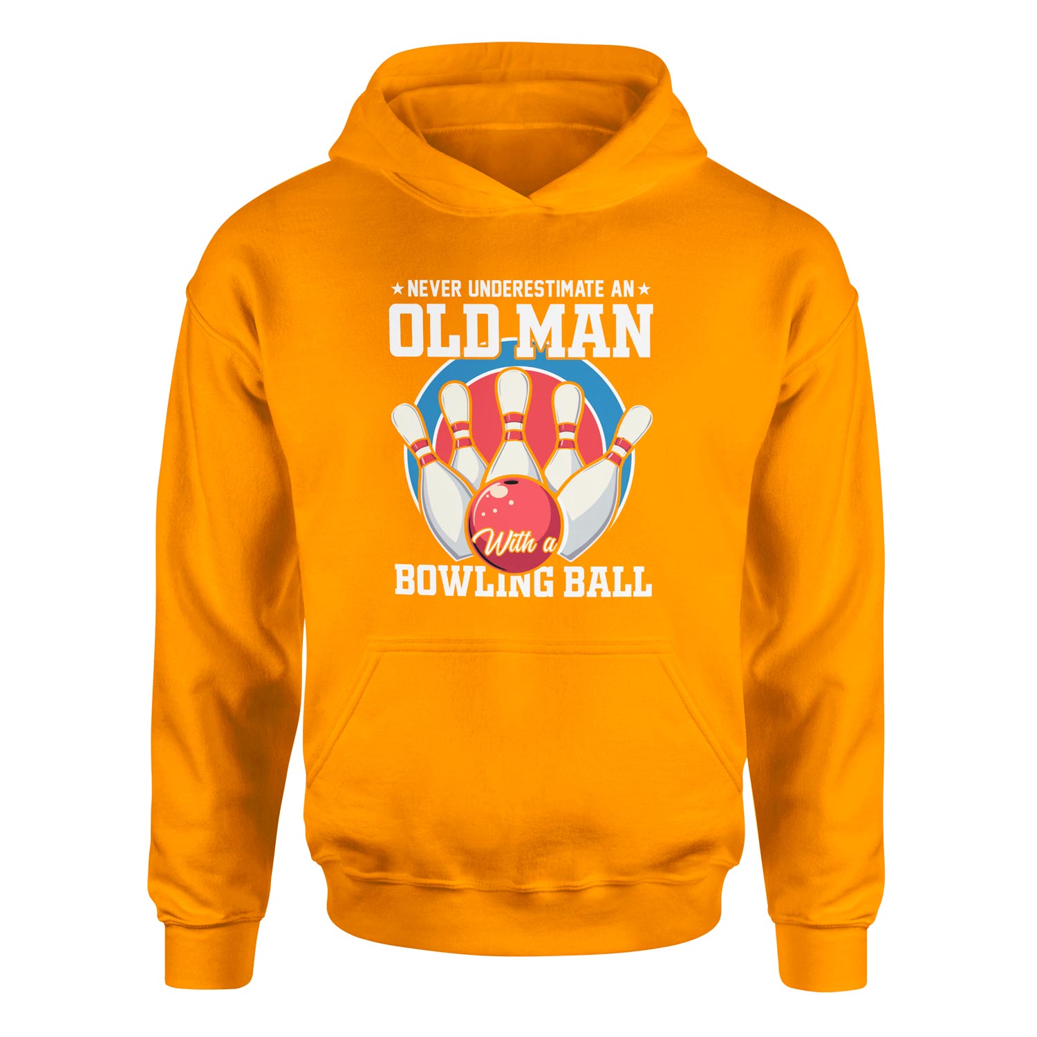 Never Underestimate an Old Man Hoodie