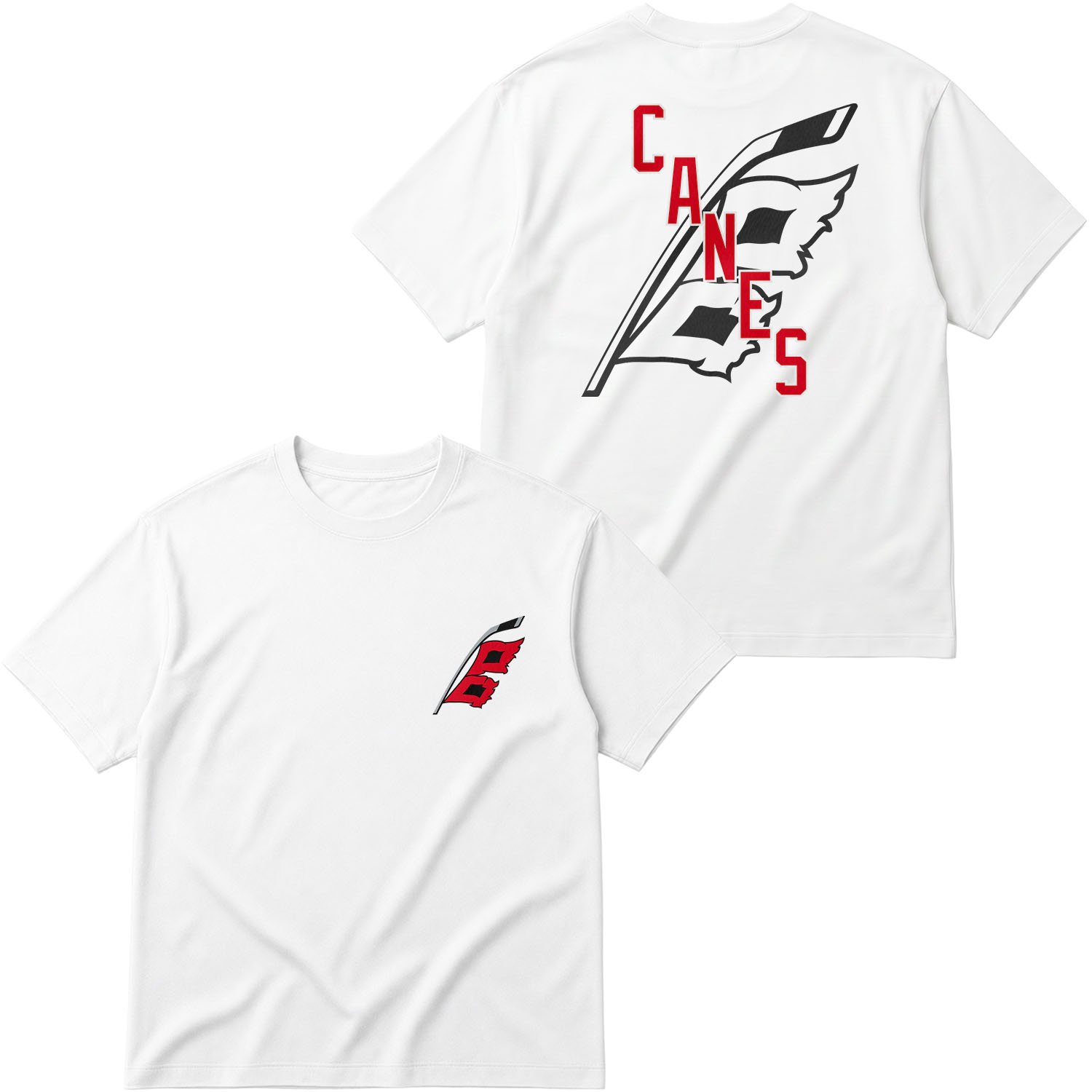 Carolina Hurricanes Stanley Cup Edition Oversize Tişört L - Beyaz