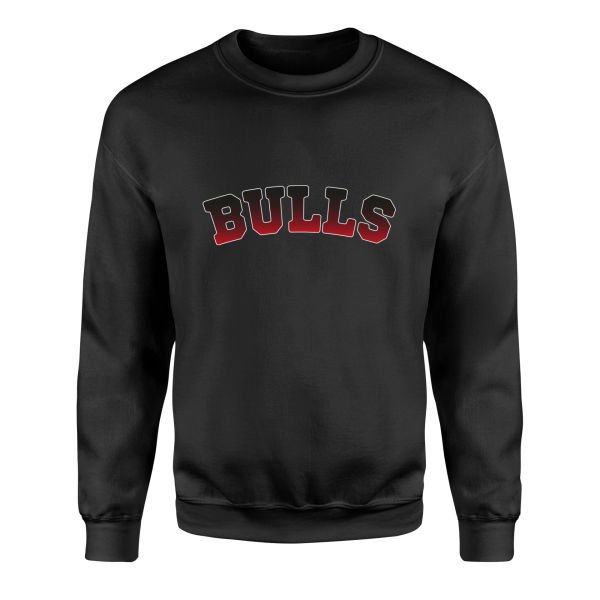 Bulls Arch Sweatshirt L - Siyah