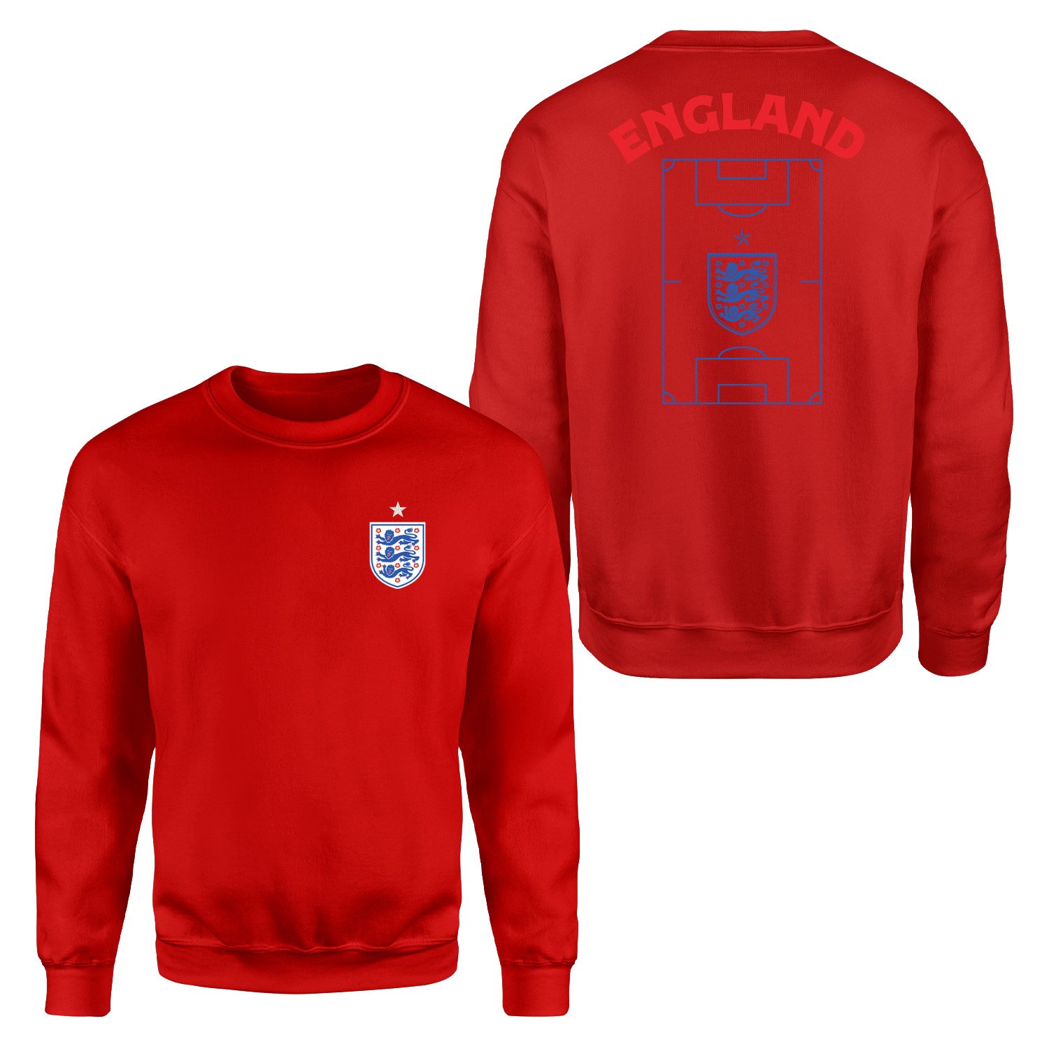İngiltere Dünya Kupası 2026 Sweatshirt S - Kırmızı